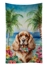 Load image into Gallery viewer, Cocker Spaniel Luau Kitchen Towel
