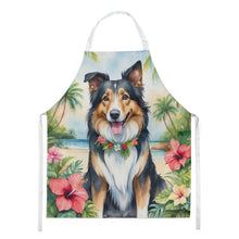 Load image into Gallery viewer, Collie Luau Apron – Artist-Designed Kitchen, BBQ &amp; Craft Apron