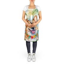 Load image into Gallery viewer, Corgi Luau Apron – Artist-Designed Kitchen, BBQ &amp; Craft Apron