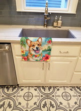 Load image into Gallery viewer, Corgi Luau Kitchen Towel