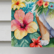 Load image into Gallery viewer, Corgi Luau House Flag
