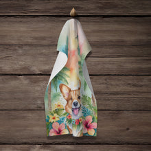 Load image into Gallery viewer, Corgi Luau Kitchen Towel