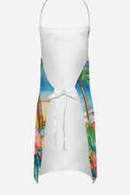 Load image into Gallery viewer, Coton de Tulear Luau Apron – Artist-Designed Kitchen, BBQ &amp; Craft Apron