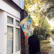 Load image into Gallery viewer, Coton de Tulear Luau House Flag