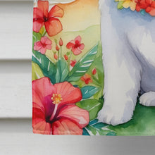 Load image into Gallery viewer, Coton de Tulear Luau House Flag