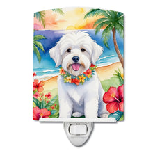 Load image into Gallery viewer, Coton de Tulear Luau Ceramic Night Light