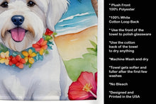Load image into Gallery viewer, Coton de Tulear Luau Kitchen Towel