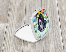 Load image into Gallery viewer, Curly-Coated Retriever Luau Compact Mirror – Stylish Purse Mirror with Artistic Covers