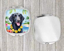 Load image into Gallery viewer, Curly-Coated Retriever Luau Compact Mirror – Stylish Purse Mirror with Artistic Covers