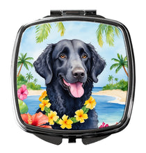 Load image into Gallery viewer, Curly-Coated Retriever Luau Compact Mirror – Stylish Purse Mirror with Artistic Covers