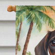 Load image into Gallery viewer, Dachshund Luau House Flag