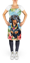 Load image into Gallery viewer, Dachshund Luau Apron – Artist-Designed Kitchen, BBQ &amp; Craft Apron