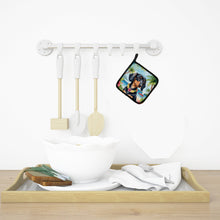 Load image into Gallery viewer, Dachshund Luau Pot Holders - Set of 2 Decorative Kitchen Helpers | Made in the USA