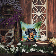 Load image into Gallery viewer, Dachshund Luau Throw Pillow