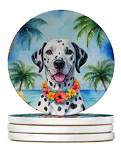 Load image into Gallery viewer, Dalmatian Luau Large Sandstone Coasters Pack of 4