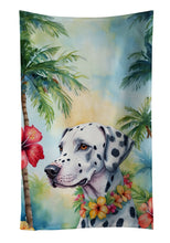 Load image into Gallery viewer, Dalmatian Luau Kitchen Towel