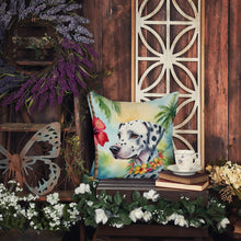Load image into Gallery viewer, Dalmatian Luau Throw Pillow
