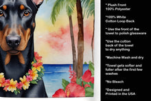 Load image into Gallery viewer, Doberman Pinscher Luau Kitchen Towel