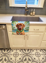 Load image into Gallery viewer, Dogue de Bordeaux Luau Kitchen Towel