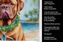 Load image into Gallery viewer, Dogue de Bordeaux Luau Kitchen Towel
