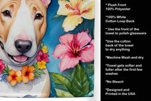 Load image into Gallery viewer, English Bull Terrier Luau Kitchen Towel