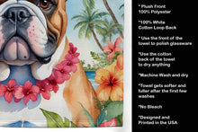 Load image into Gallery viewer, English Bulldog Luau Kitchen Towel