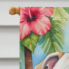 Load image into Gallery viewer, English Bulldog Luau House Flag