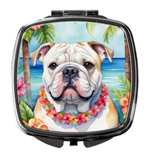 Load image into Gallery viewer, English Bulldog Luau Compact Mirror – Stylish Purse Mirror with Artistic Covers