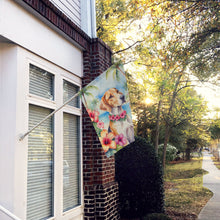 Load image into Gallery viewer, English Foxhound Luau House Flag
