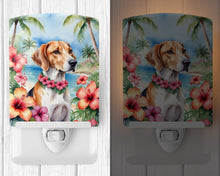 Load image into Gallery viewer, English Foxhound Luau Ceramic Night Light