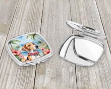 Load image into Gallery viewer, English Foxhound Luau Compact Mirror – Stylish Purse Mirror with Artistic Covers