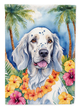 Load image into Gallery viewer, English Setter Luau House Flag