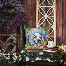 Load image into Gallery viewer, English Setter Luau Throw Pillow - 14x14 Decorative Pillow – Art for Your Home &amp; Patio
