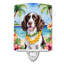Load image into Gallery viewer, English Springer Spaniel Luau Ceramic Night Light