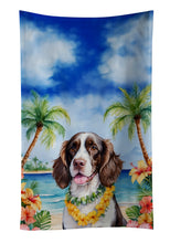 Load image into Gallery viewer, English Springer Spaniel Luau Kitchen Towel