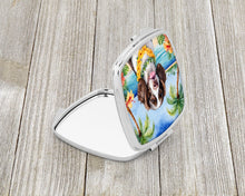 Load image into Gallery viewer, English Springer Spaniel Luau Compact Mirror – Stylish Purse Mirror with Artistic Covers