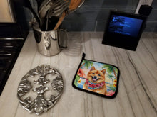 Load image into Gallery viewer, Finnish Spitz Luau Pot Holders - Set of 2 Decorative Kitchen Helpers | Made in the USA