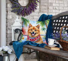 Load image into Gallery viewer, Finnish Spitz Luau Throw Pillow