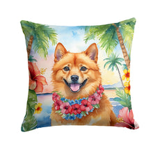 Load image into Gallery viewer, Finnish Spitz Luau Throw Pillow