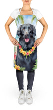 Load image into Gallery viewer, Flat-Coated Retriever Luau Apron – Artist-Designed Kitchen, BBQ &amp; Craft Apron