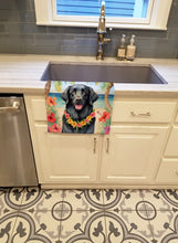 Load image into Gallery viewer, Flat-Coated Retriever Luau Kitchen Towel