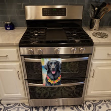 Load image into Gallery viewer, Flat-Coated Retriever Luau Kitchen Towel