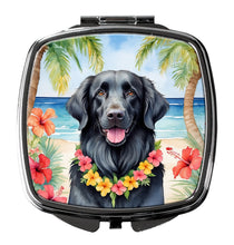 Load image into Gallery viewer, Flat-Coated Retriever Luau Compact Mirror – Stylish Purse Mirror with Artistic Covers