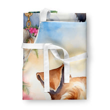 Load image into Gallery viewer, Fox Terrier Luau Apron – Artist-Designed Kitchen, BBQ &amp; Craft Apron