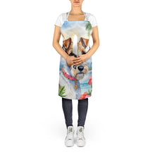 Load image into Gallery viewer, Fox Terrier Luau Apron – Artist-Designed Kitchen, BBQ &amp; Craft Apron