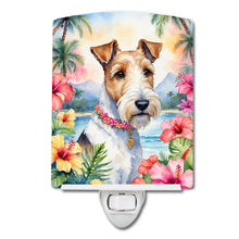 Load image into Gallery viewer, Fox Terrier Luau Ceramic Night Light