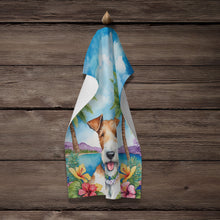 Load image into Gallery viewer, Fox Terrier Luau Kitchen Towel