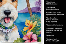 Load image into Gallery viewer, Fox Terrier Luau Kitchen Towel