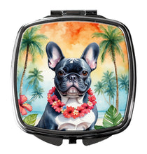 Load image into Gallery viewer, French Bulldog Luau Compact Mirror – Stylish Purse Mirror with Artistic Covers