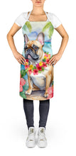 Load image into Gallery viewer, French Bulldog Luau Apron – Artist-Designed Kitchen, BBQ &amp; Craft Apron